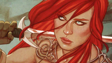Comic Red Sonja HD Desktop Wallpaper | Background Image
