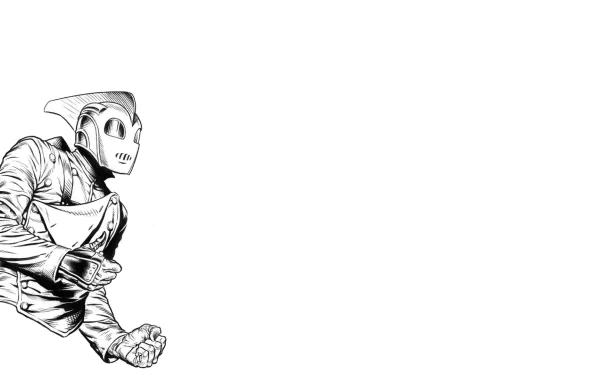 Comic Rocketeer HD Desktop Wallpaper | Background Image