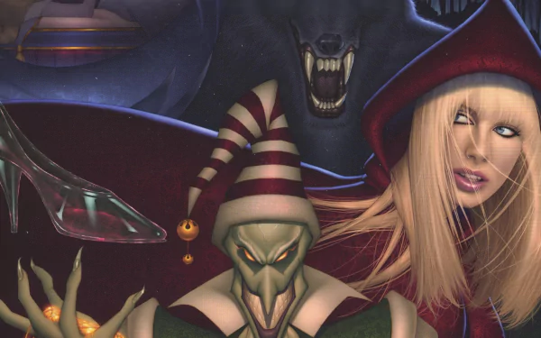 Comic Grimm Fairy Tales HD Desktop Wallpaper | Background Image