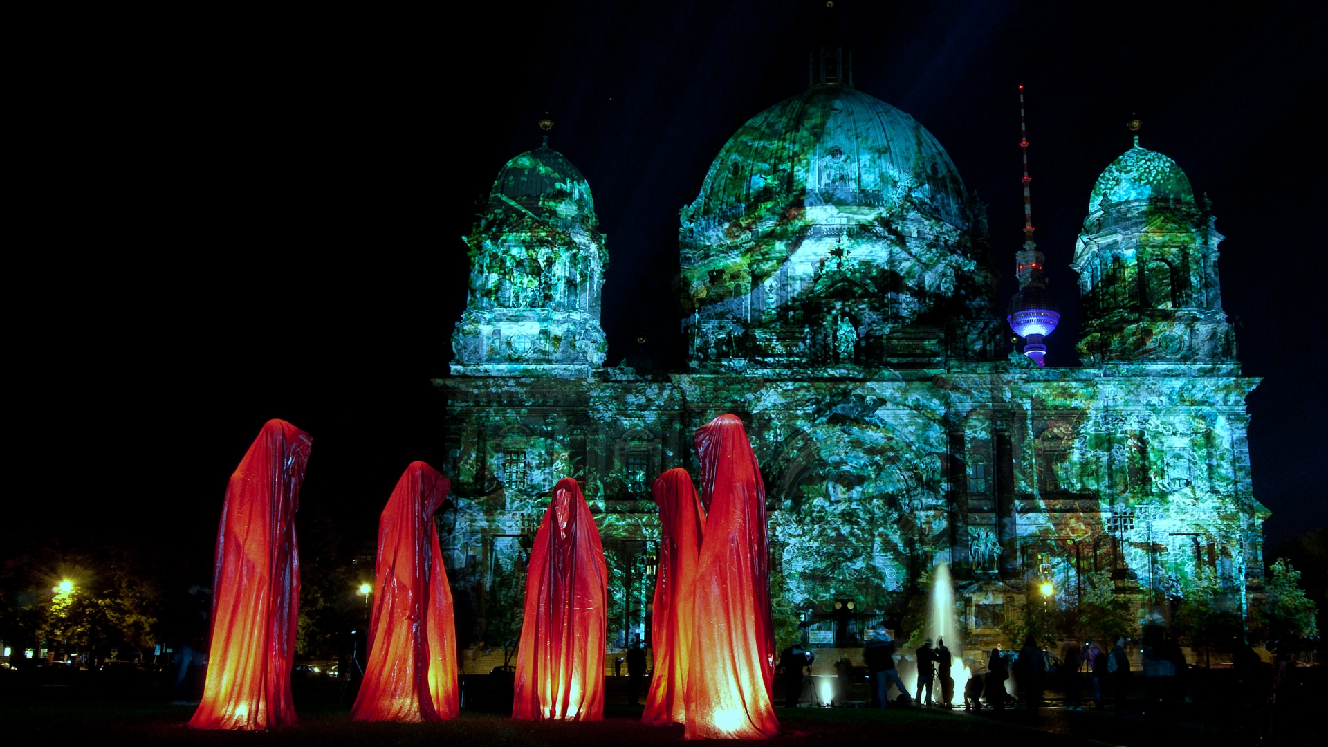 Artistic Festival of Lights - Berlin HD Wallpaper | Background Image