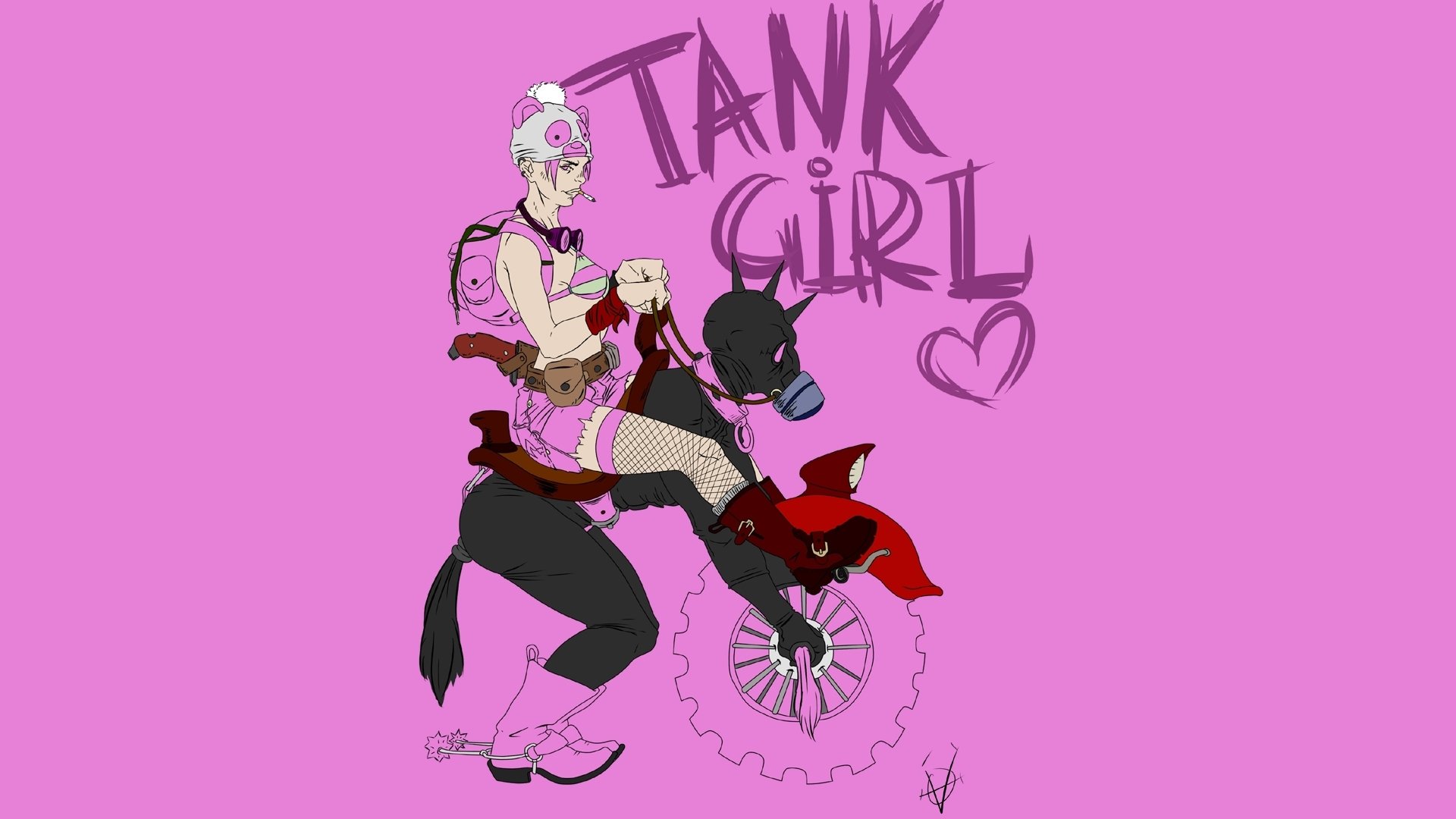 Download Comic Tank Girl HD Wallpaper