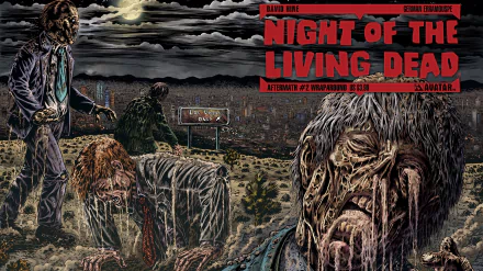 Comic Night of the Living Dead HD Desktop Wallpaper | Background Image