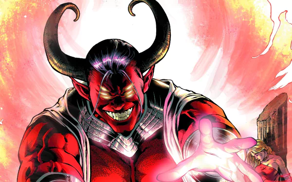 DC Comics Wonder Girl Comic Trigon HD Desktop Wallpaper | Background Image