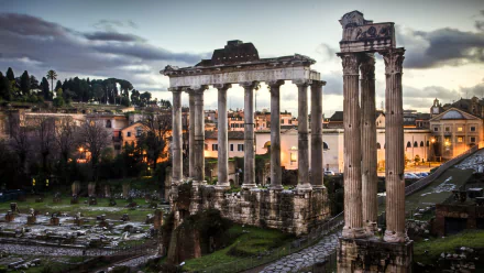 man made Roman Forum HD Desktop Wallpaper | Background Image