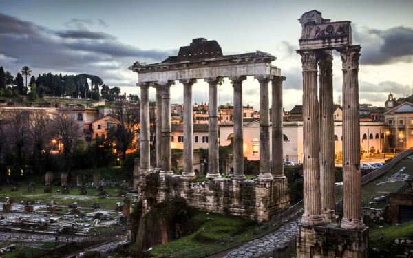 man made Roman Forum HD Desktop Wallpaper | Background Image