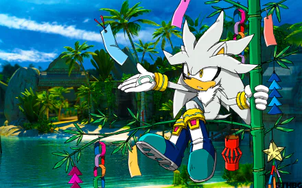 Silver the Hedgehog video game Sonic the Hedgehog (2006) HD Desktop Wallpaper | Background Image