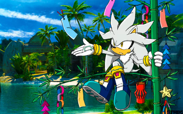 Silver the Hedgehog video game Sonic the Hedgehog (2006) HD Desktop Wallpaper | Background Image