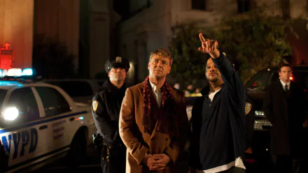 carl fairbanks Jeffrey Wright mayor hostetler Russell Crowe movie Broken City HD Desktop Wallpaper | Background Image