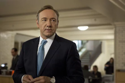 HD wallpaper featuring actor Kevin Spacey as Francis Underwood in House of Cards.