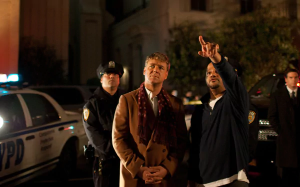 carl fairbanks Jeffrey Wright mayor hostetler Russell Crowe movie Broken City HD Desktop Wallpaper | Background Image