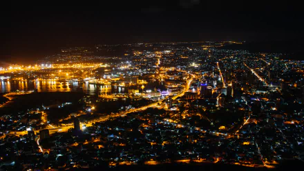 night man made Port Louis HD Desktop Wallpaper | Background Image