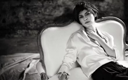 French actress Celebrity Audrey Tautou HD Desktop Wallpaper | Background Image