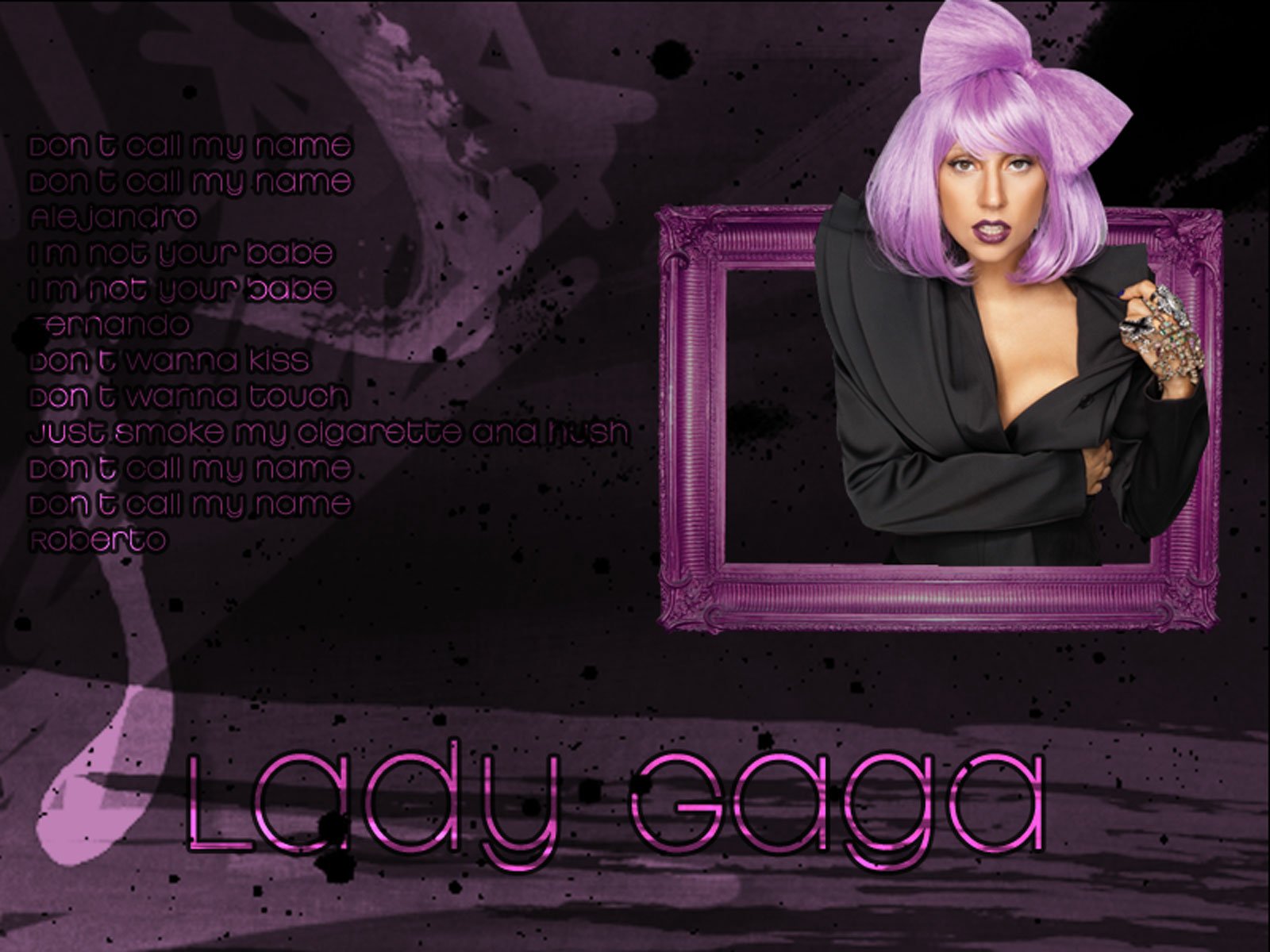 Lady Gaga Bakgrund And Bakgrund 1600x10 Id 4478 Wallpaper Abyss