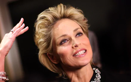 American actress Celebrity Sharon Stone HD Desktop Wallpaper | Background Image