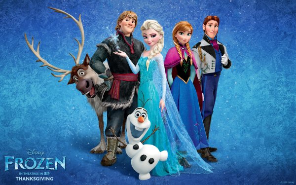Movie Frozen Anna Elsa Sven Olaf Kristoff Hans HD Wallpaper | Background Image