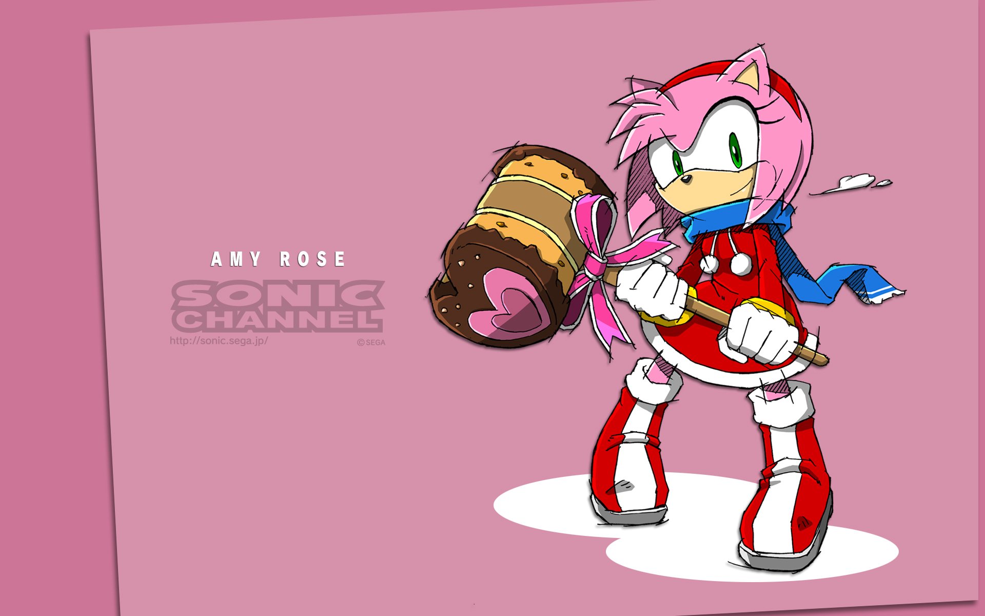 Download Amy Rose Video Game Sonic The Hedgehog HD Wallpaper