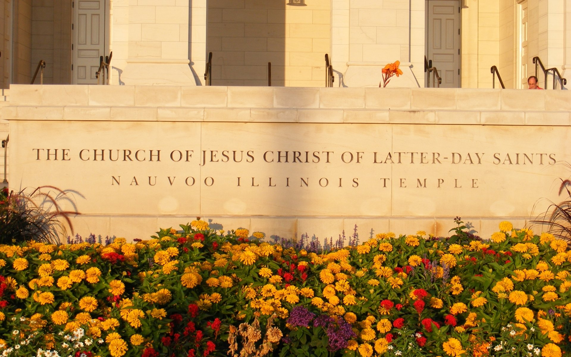 Download Religious Nauvoo Temple HD Wallpaper