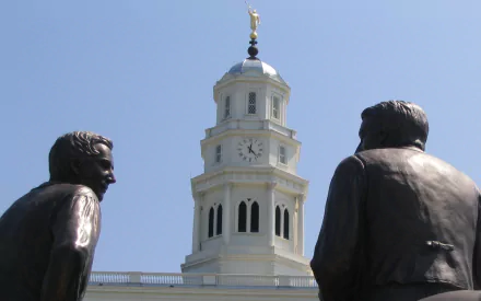 religious Nauvoo Temple HD Desktop Wallpaper | Background Image