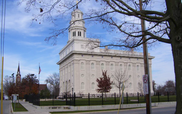 religious Nauvoo Temple HD Desktop Wallpaper | Background Image