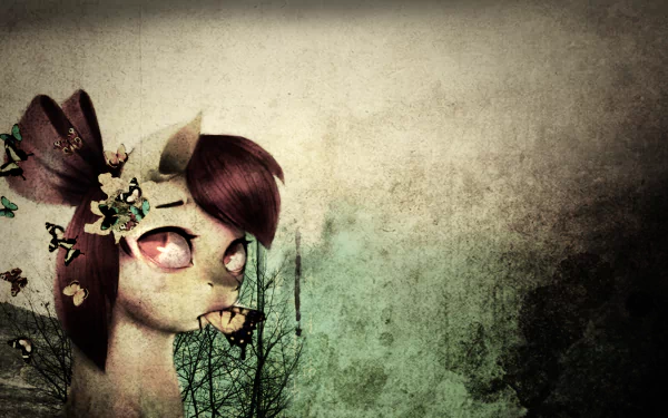 butterfly My Little Pony Apple Bloom TV Show My Little Pony: Friendship Is Magic HD Desktop Wallpaper | Background Image