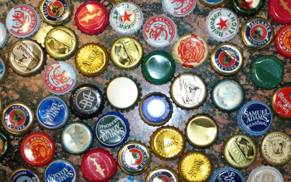 Misc Beer Bottle Caps HD Desktop Wallpaper | Background Image