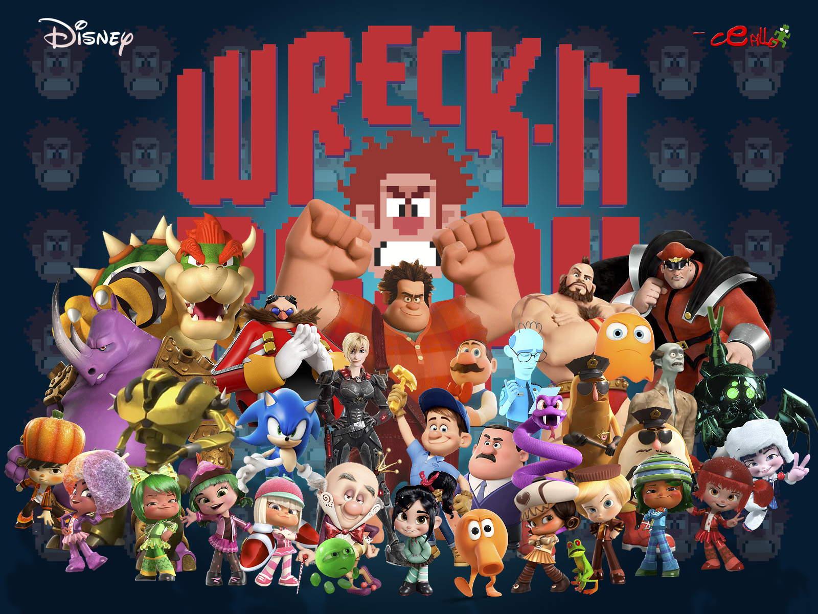 wreck it ralph wallpaper hd