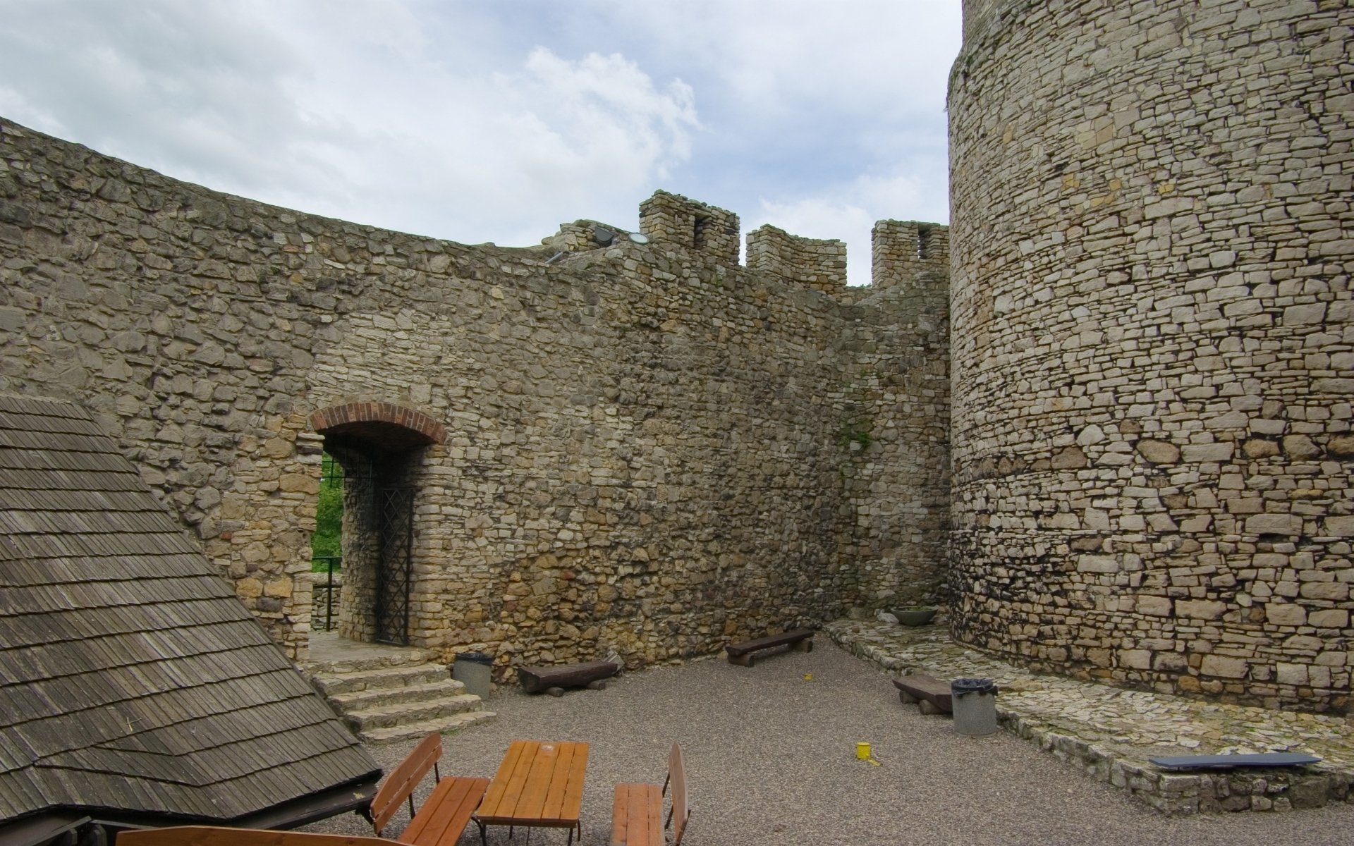 Download Man Made Bedzin Castle Castle Wall HD Wallpaper