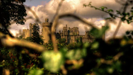 man made Arundel Castle HD Desktop Wallpaper | Background Image