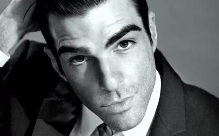 American actor Celebrity Zachary Quinto HD Desktop Wallpaper | Background Image
