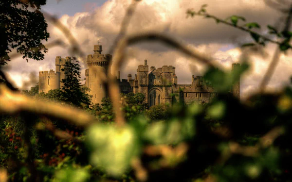 man made Arundel Castle HD Desktop Wallpaper | Background Image