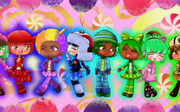Jubileena Bing-Bing Rancis Fluggerbutter Candlehead (Wreck-It Ralph) Taffyta Muttonfudge Vanellope von Schweetz movie Wreck-It Ralph HD Desktop Wallpaper | Background Image