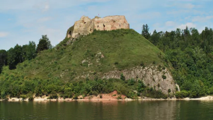 man made Czorsztyn Castle HD Desktop Wallpaper | Background Image