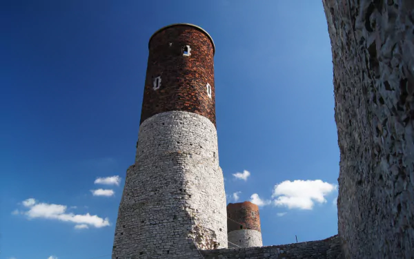 man made Checiny Castle HD Desktop Wallpaper | Background Image