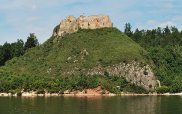 man made Czorsztyn Castle HD Desktop Wallpaper | Background Image