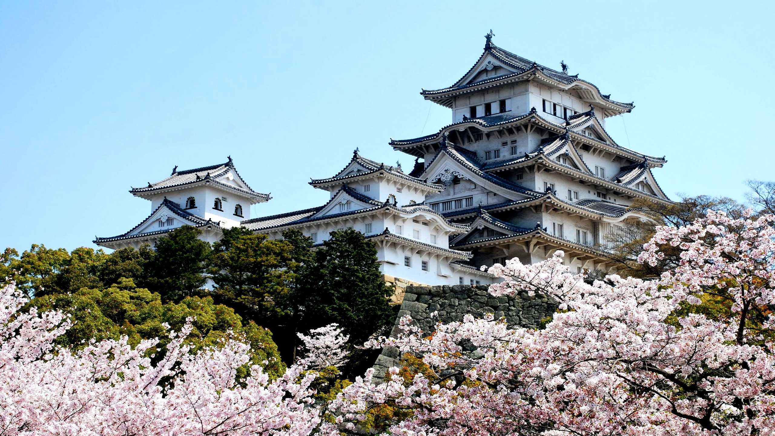 Himeji Castle Full HD Fond d'écran and Arrière-Plan | 2560x1440 | ID:497693