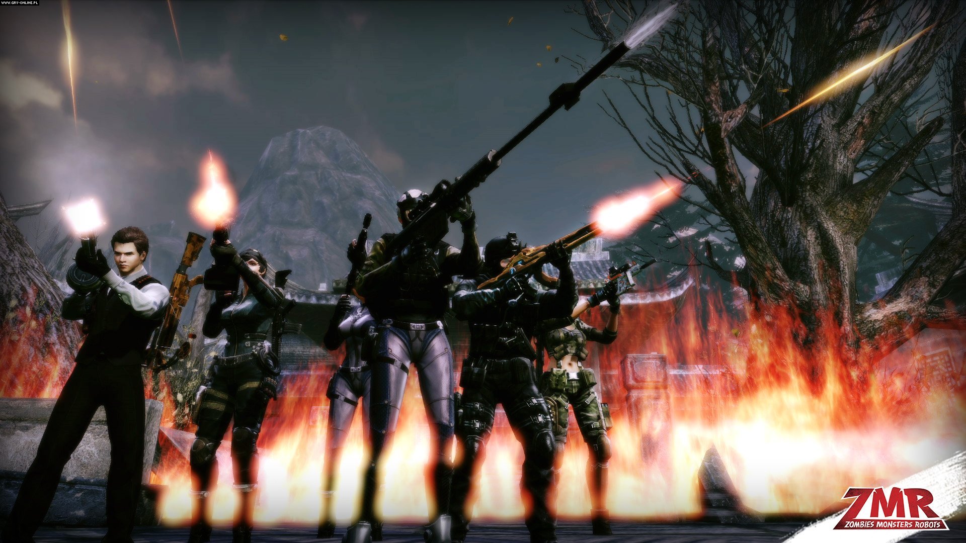 Video Game Zombies Monsters Robots HD Wallpaper | Background Image