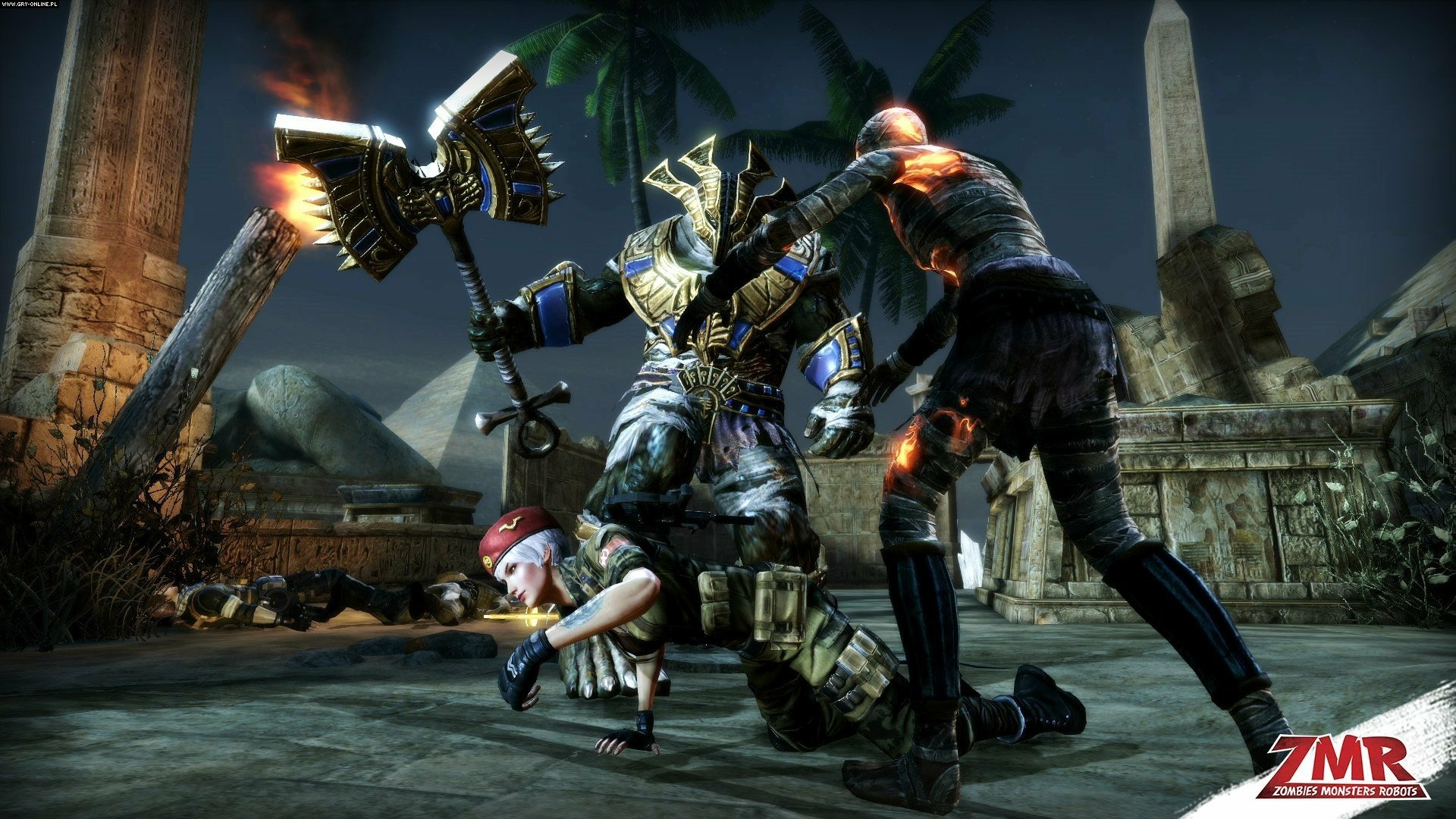 Download Video Game Zombies Monsters Robots HD Wallpaper