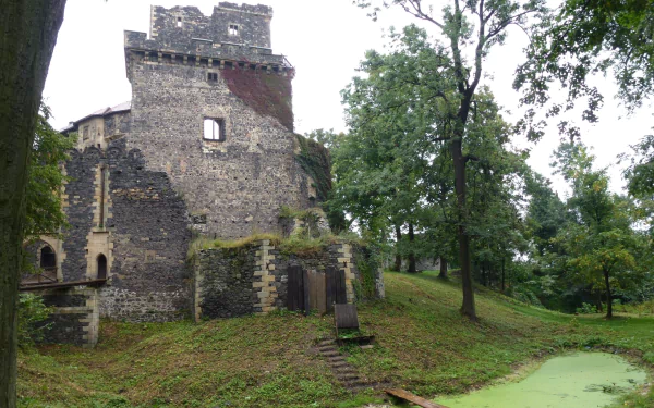 man made Grodziec Castle HD Desktop Wallpaper | Background Image