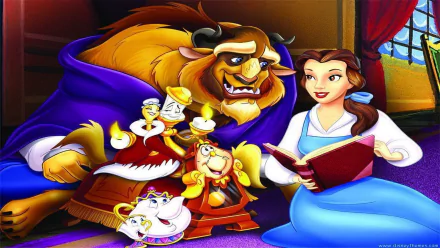 Beauty And The Beast (1991) movie HD Desktop Wallpaper | Background Image