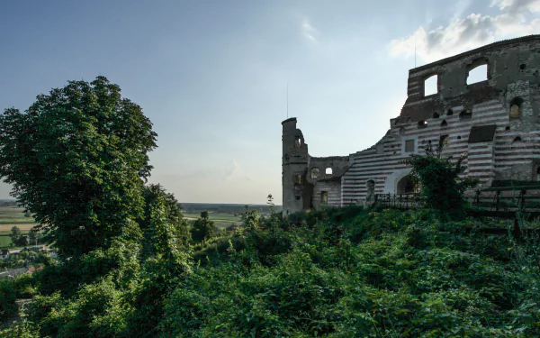 man made Janowiec Castle HD Desktop Wallpaper | Background Image