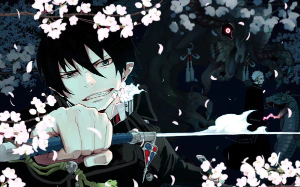 Anime Blue Exorcist HD Desktop Wallpaper | Background Image