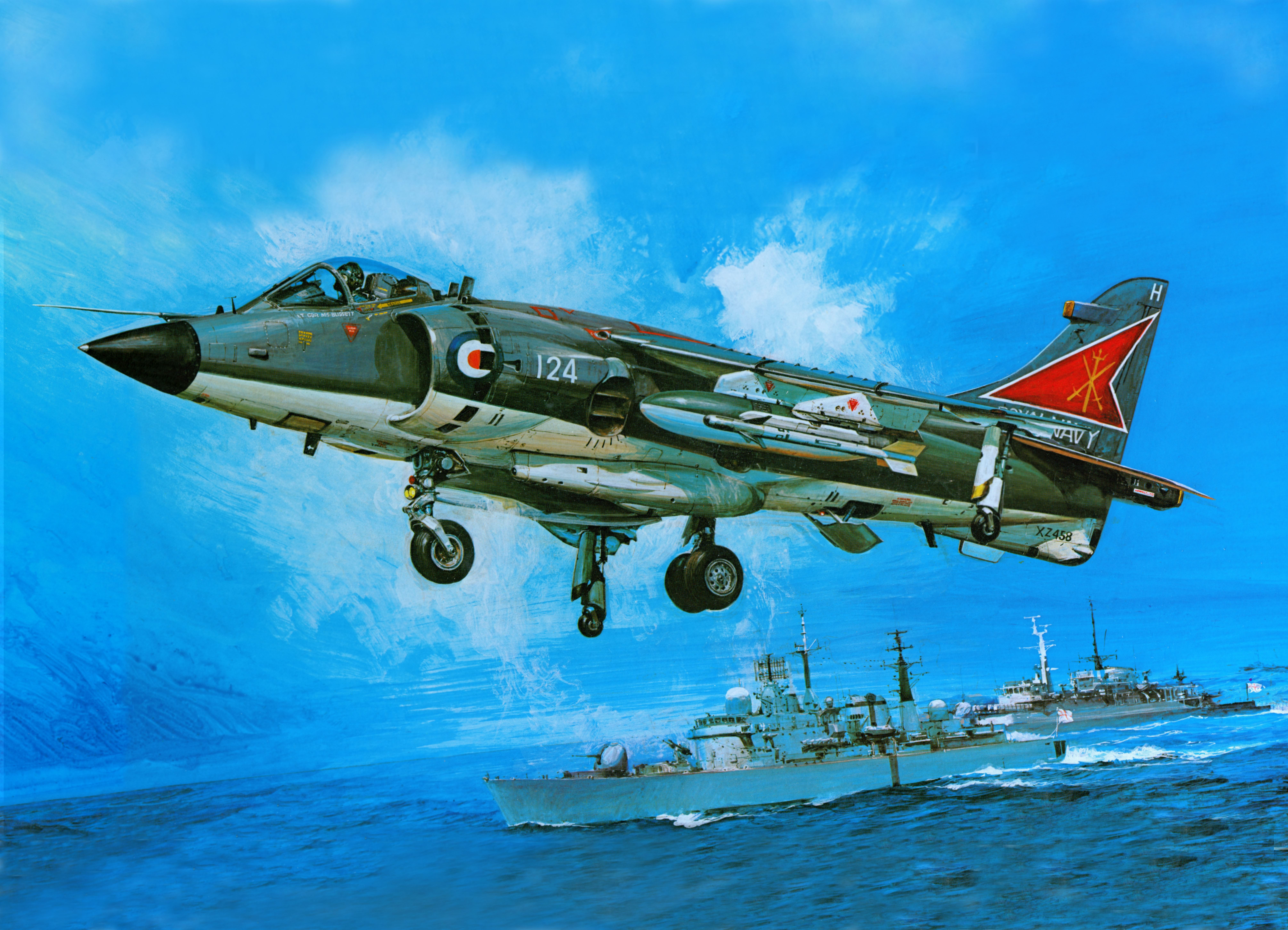 Military British Aerospace Sea Harrier HD Wallpaper | Background Image