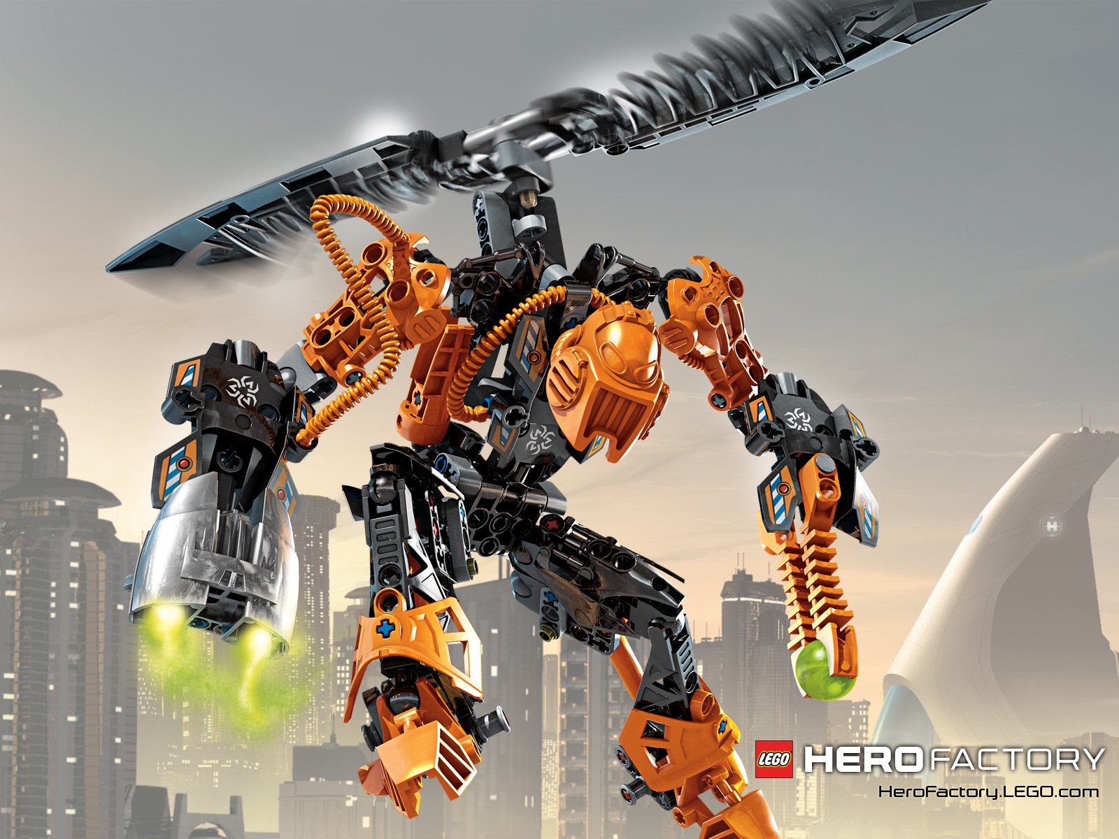 Download Lego TV Show Lego: Hero Factory Wallpaper