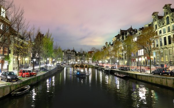 Man Made Amsterdam Cities Netherlands HD Wallpaper | Background Image