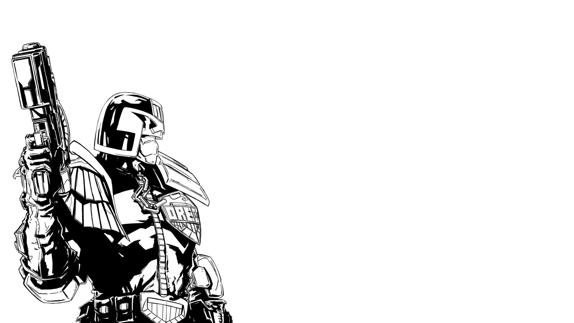 Download Comic Judge Dredd HD Wallpaper