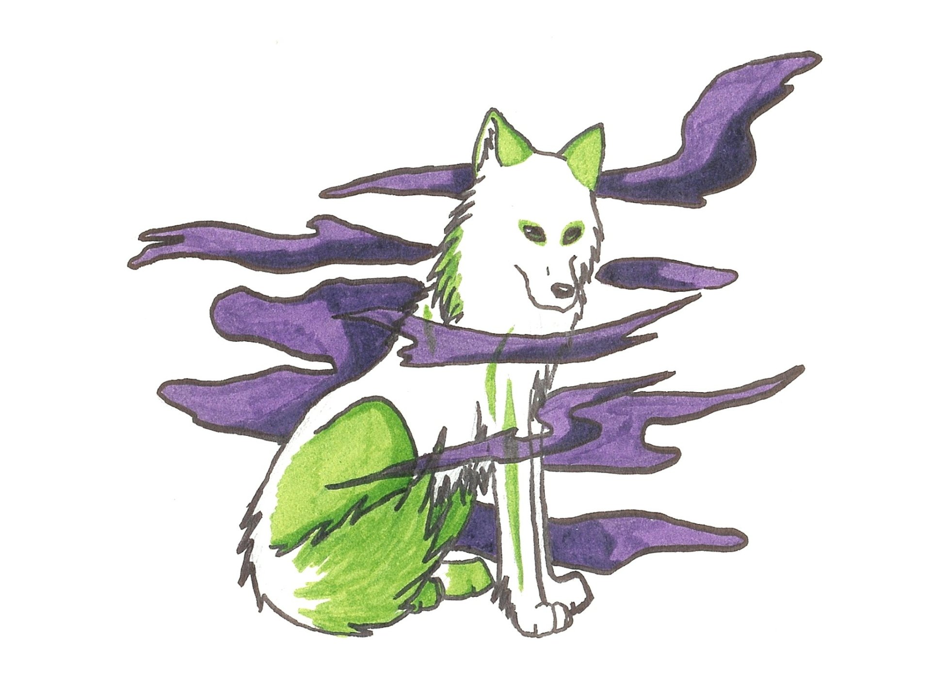 Download Fantasy Wolf HD Wallpaper by FeNnEc-FoX13