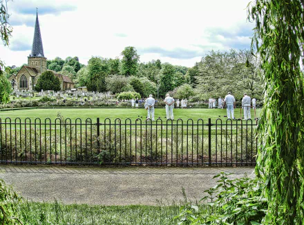  Game of Bowls. Godalming