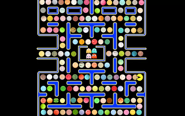 funny video game Funny Game Pac-Man HD Desktop Wallpaper | Background Image