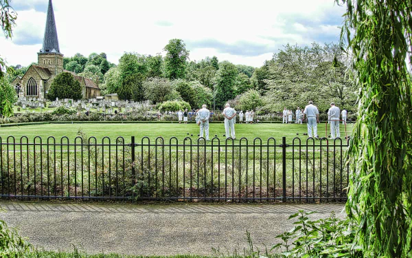  Game of Bowls. Godalming