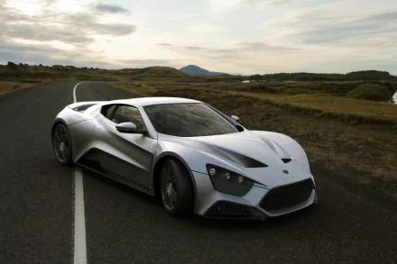silver car car supercar Zenvo vehicle Zenvo ST1 HD Desktop Wallpaper | Background Image